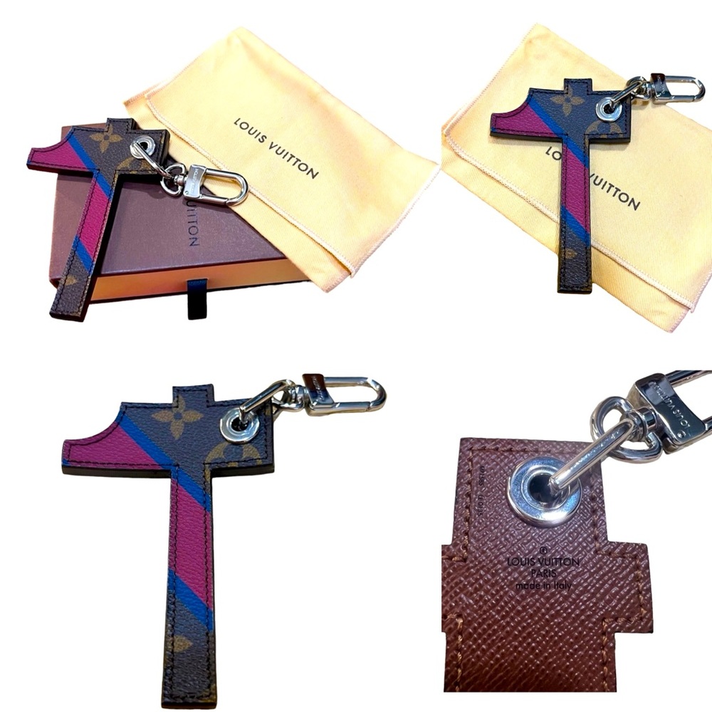 🌟LOUIS VUITTON✅AUTHENTIC ⭐️ Hammer Key-Holder/Charm Box & Dust Bag